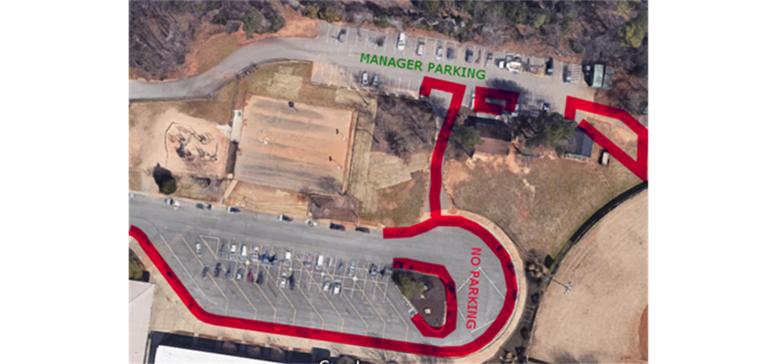 Parking at Robious Athletic Complex